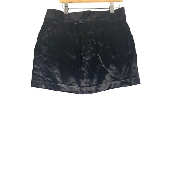 GUESS Collections Womens Black‎ Skirt Front Pockets Mini Size 6 - Picture 3 of 6